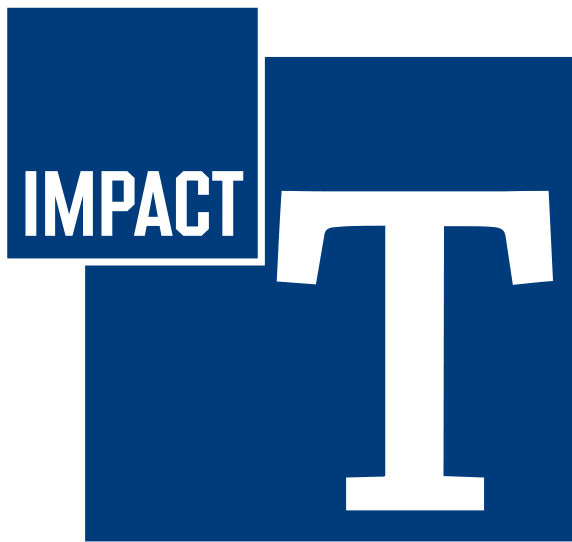 Logo carré Impact Trust (lettre T sur fond bleu)